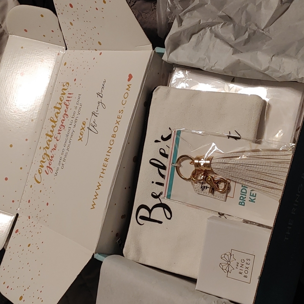 The ring box for a bride to be